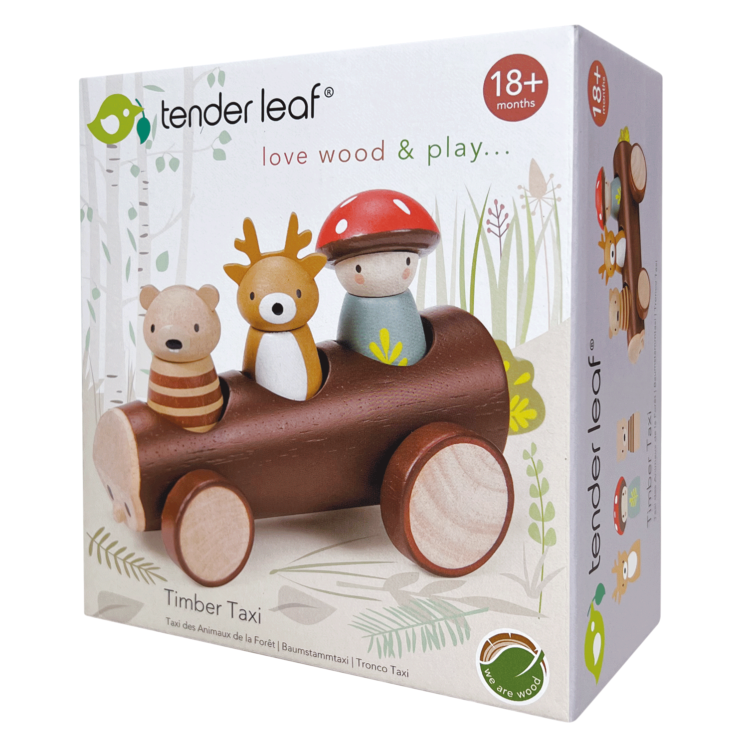 Timber Taxi Wooden Toy for Kids