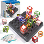 Laser Logic Puzzle Set – STEM Challenge Board Game for Ages 8–13