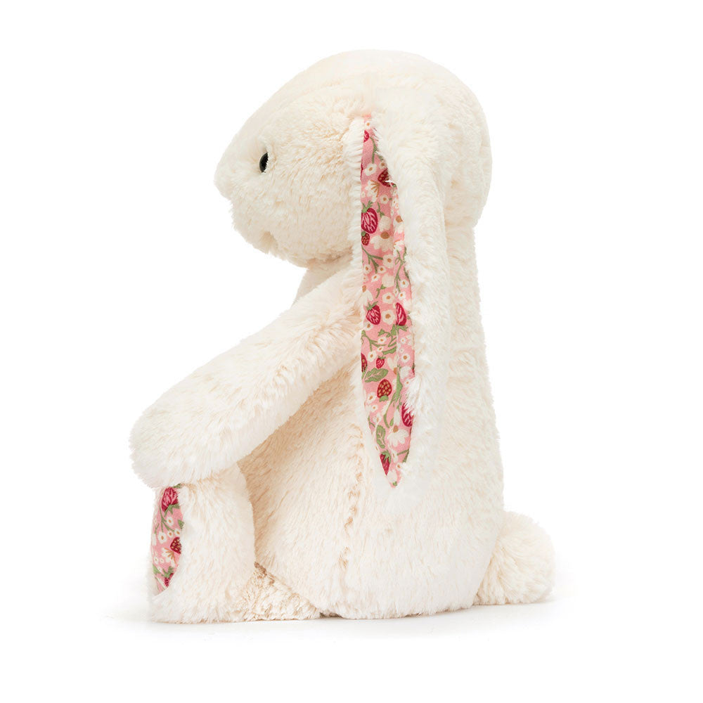 Jellycat Blossom Cream Bunny Berry Original Plush Toy – Soft Floral Bunny Gift