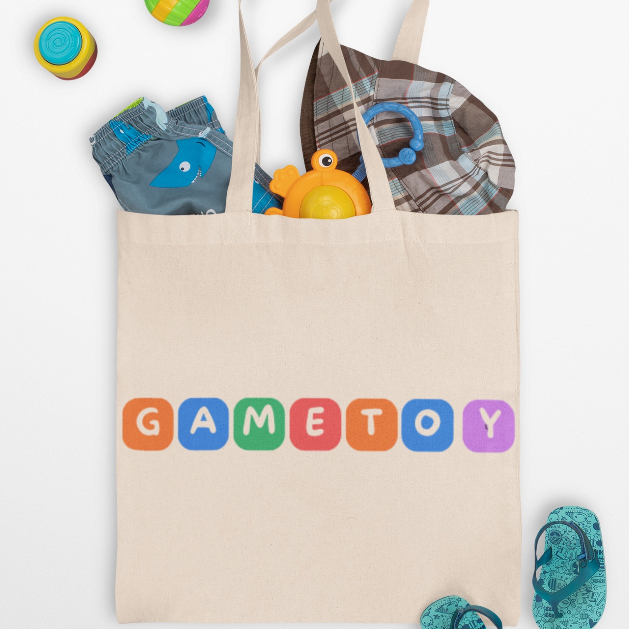 GameToy – Sac Tote Bag Coton Enfant & Famille