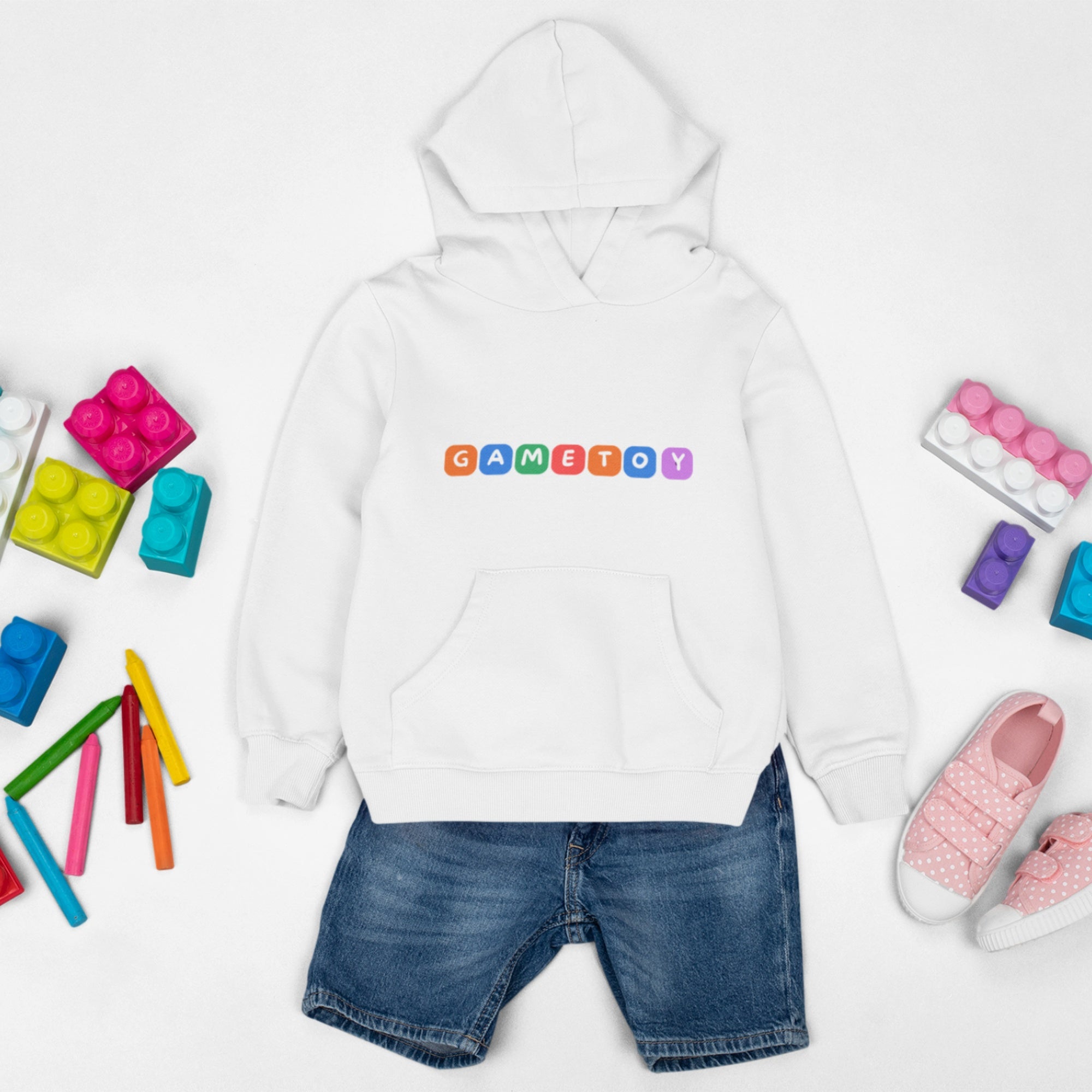 GametoY Kids Hooded Sweatshirt – Soft Everyday Wear